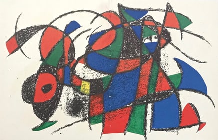 Joan Miro, Composition, (Cramer 198; Mourlot 1039), Joan Miro Lithographs, Limited Edition