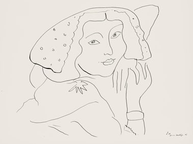 Henri Matisse, Serie I, var. 10 (Duthuit 9), Henri Matisse, Dessins, Themes et variations, Limited
