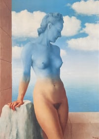 Rene Magritte, La magie noir, Official Edition Offset Lithograph