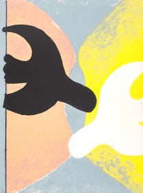 Georges Braque, Composition (Vallier 137), Resurrection de l'oiseau, Limited Edition Lithograph