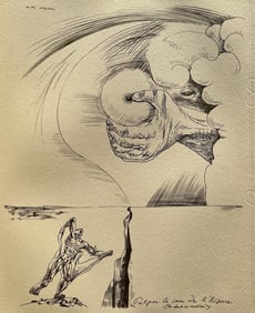 Andre Masson, Palper le sein de l'espace, Masson Dessins, Limited Edition Lithograph