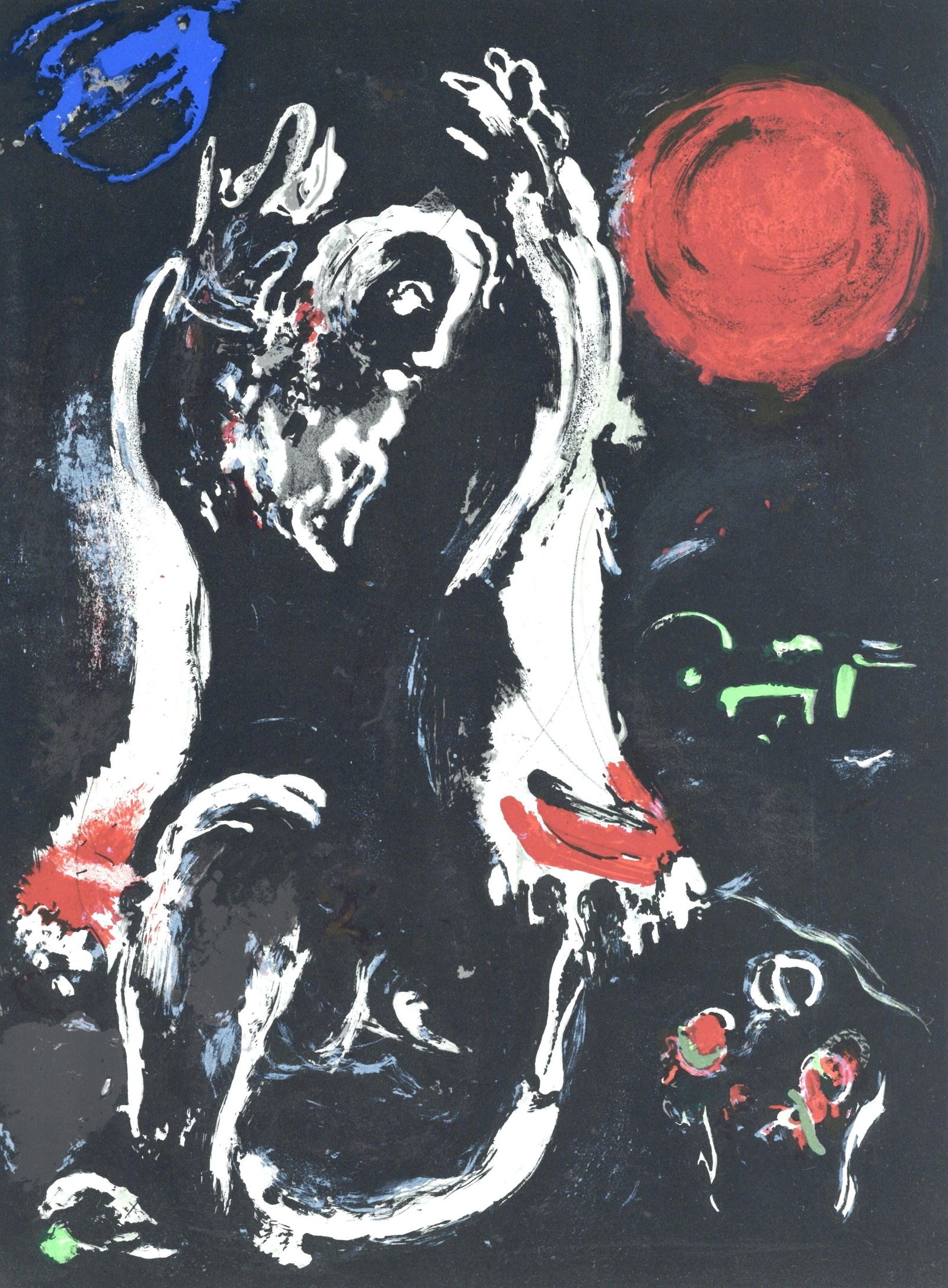 Marc Chagall, Isaie (Mourlot 117-46; Cramer 25), Dessins Pour La Bible, Verve, Revue, Limited (1 of 4)