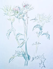 Oskar Kokoschka, Composition, Skizzenbuch der Italienischen Reise 1963, Limited Edition Lithograph