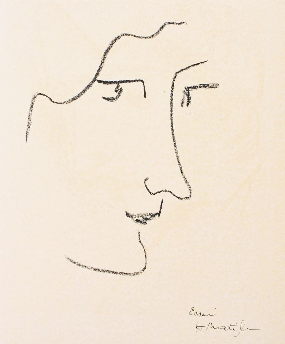 Henri Matisse, Madame Colette, Portraits par Henri Matisse, Limited Edition Heliogravure (1 of 4)