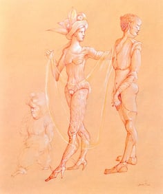 Leonor Fini, Composition, Fruits de la Passion, XXe siecle, Limited Edition Heliogravure