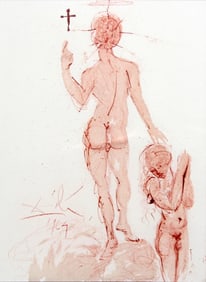 Salvador Dali, Composition (Michler/Lopsinger 1600; Field 69-3), Biblia Sacra, Limited Edition