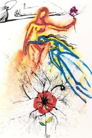 Salvador Dali, Alice's Evidence (Field 69-5, A-M), Alice's Adventures in Wonderland, Limited Edition