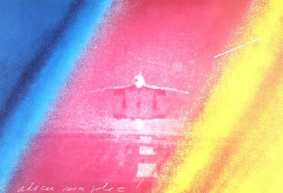 Jacques Monory, Composition, Hommage a Aime et Marguerite Maeght, Derriere le miroir, Limited