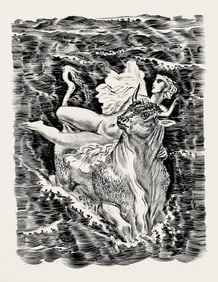 Albert Decaris, Composition, Portrait de A. Decaris, Limited Edition Engraving