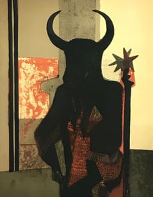 Andre Minaux, Composition, L'Odyssee, Limited Edition Lithograph