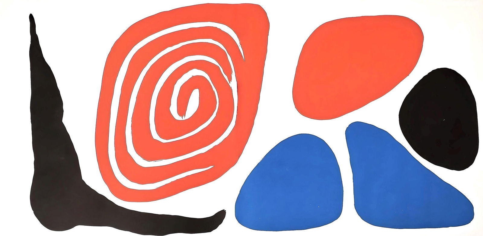 Alexander Calder, Composition, Derriere le miroir, Limited Edition Lithograph (1 of 4)