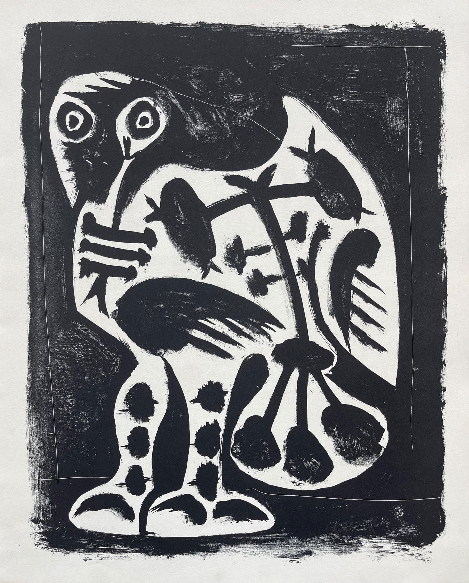 Pablo Picasso, Composition, Picasso Lithographs Since 1945, Cincinnati Art Museum, Limited Edition (1 of 4)