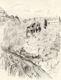Edouard Vuillard, Le Square Vintimille, A La gloire a Paris, Limited Edition Etching
