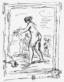Pierre-Auguste Renoir, Femme au cep de vigne, Les Lithographies de Renoir, Limited Edition