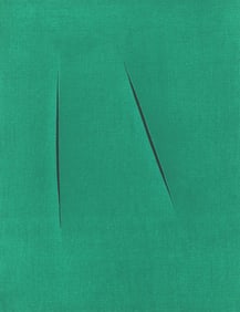 Lucio Fontana, Concetto Spaziale, San Lazzaro et ses Amis, XXe siecle, Limited Edition Lithograph