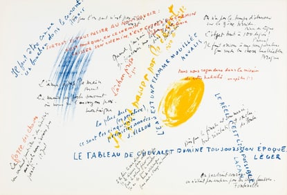 Jean Bazaine, Composition, Derriere le miroir, Limited Edition Lithograph