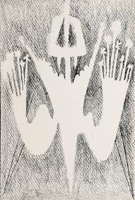 Wifredo Lam ????, Composition, Suites no3, Limited Edition Lithograph