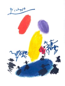 Pablo Picasso, Composition, Chant funebre pour Ignacio Sanchez Mejias, Limited Edition Lithograph