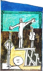 Pablo Picasso, Composition (Cramer 155), La Chute d'Icare, Limited Edition Heliogravure