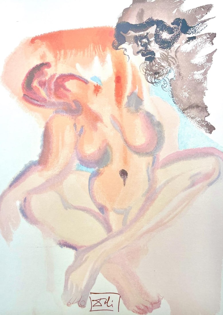 Salvador Dali, Fegefeuer III (Michler/Lopsinger 1039-1138; Field 189-200), Die Gottliche Komodie, (1 of 4)