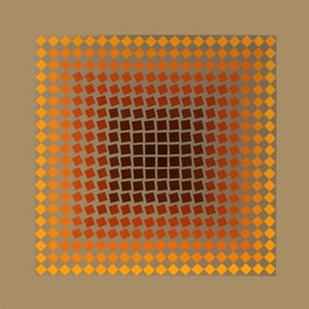 Victor Vasarely, Composition, CTA 102, Limited Edition Heliogravure