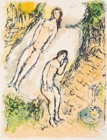 Marc Chagall, Wehklagen des Odysseus, Homer, Die Odyssee, Limited Edition Lithograph