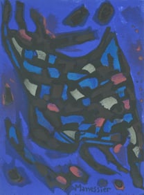 Alfred Manessier, Composition, Prints from the Mourlot Press, Limited Edition Lithograph