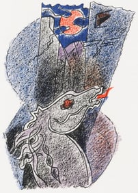 Andre Masson, Composition (Cramer 97), Une Etoile de Craie, Limited Edition Lithograph