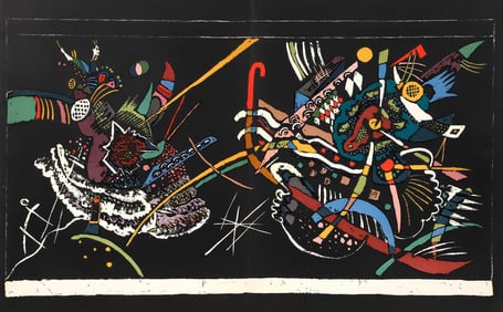 Wassily Kandinsky, Composition, Derriere le miroir, Limited Edition Lithograph
