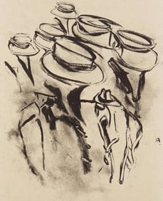 Willem de Kooning, Composition, Poems, Limited Edition Lithograph