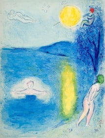 Marc Chagall, La saison d'ete, Daphnis et Chloe, Limited Edition Heliogravure