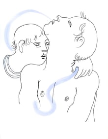 Jean Cocteau, Composition, Le Livre Blanc, Limited Edition Lithograph