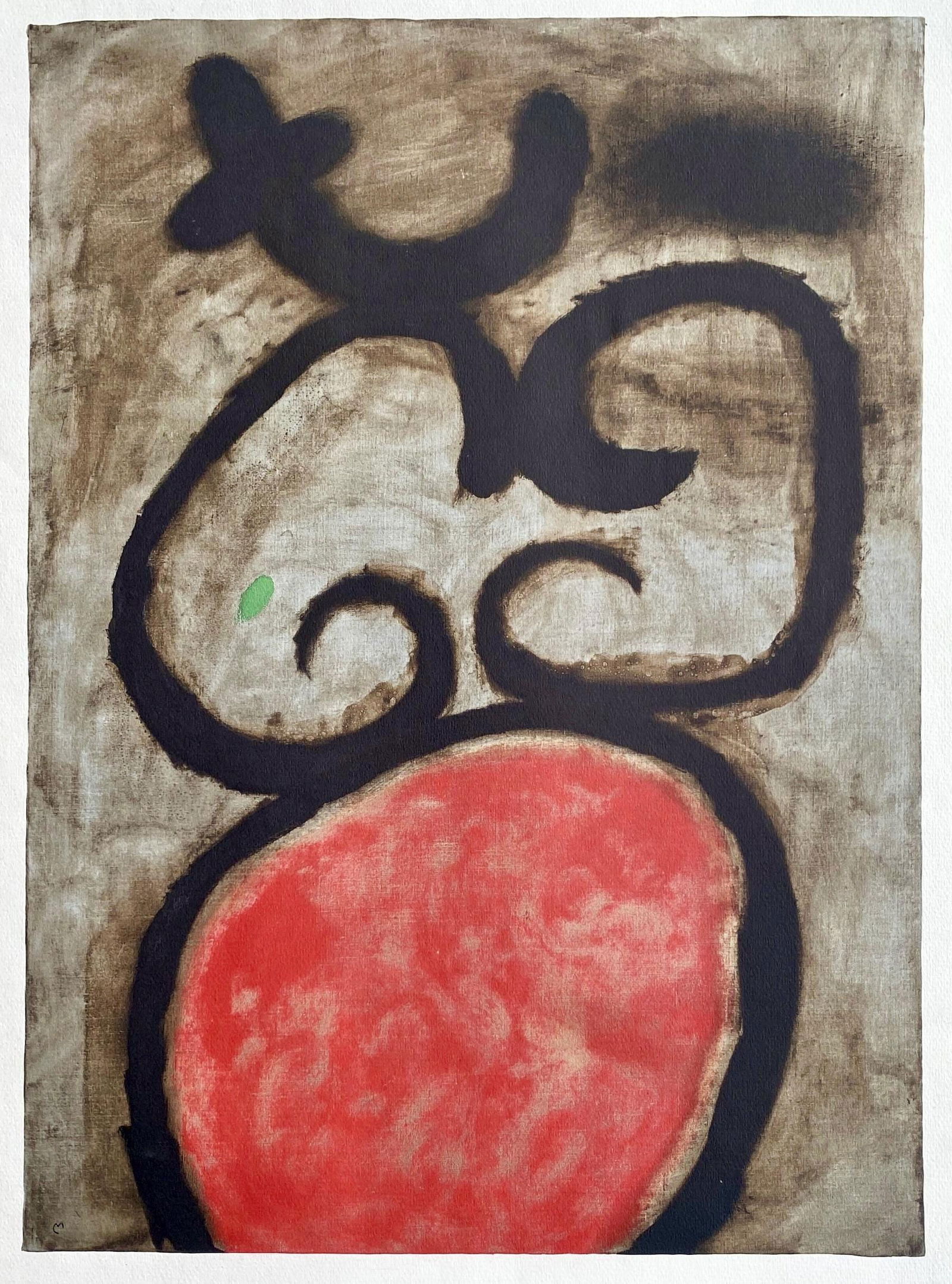 Joan Miro, Composition (Cramer 105), Femmes, Limited Edition Heliogravure (1 of 4)