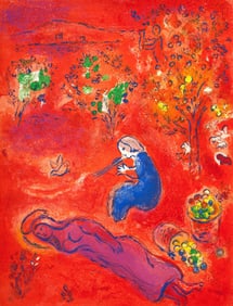 Marc Chagall, A Midi, l'Ete, Daphnis et Chloe, Limited Edition Heliogravure