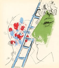 Marc Chagall, Composition (Mourlot 192-207; Cramer 34), Limited Edition Lithograph