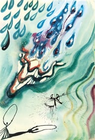 Salvador Dali, The Pool of Tears (Field 69-5, A-M), Alice's Adventures in Wonderland, Limited