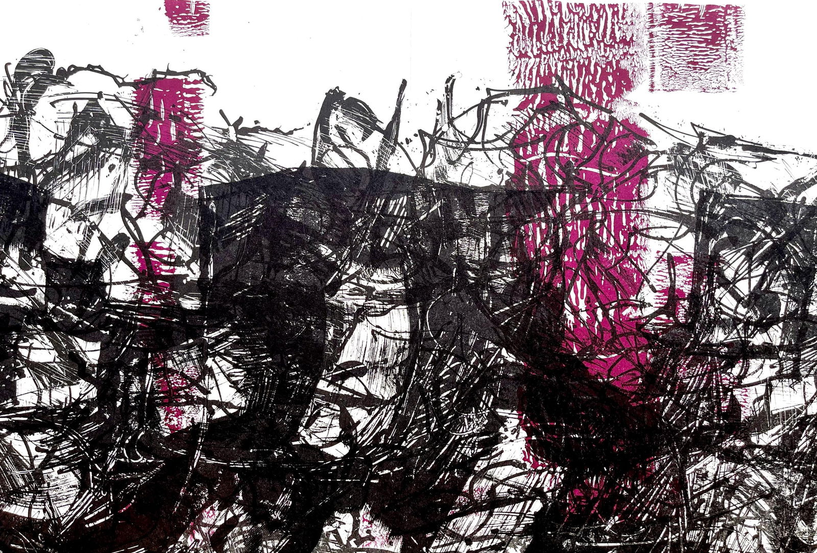 Jean-Paul Riopelle, Composition, Derriere le miroir, Limited Edition Lithograph (1 of 4)