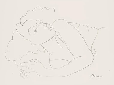 Henri Matisse, Serie F, var. 8 (Duthuit 9), Henri Matisse, Dessins, Themes et variations, Limited
