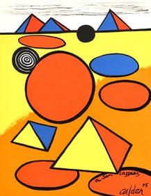 Alexander Calder, Composition, San Lazzaro et ses Amis, XXe siecle, Limited Edition Lithograph