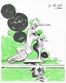 Graham Sutherland, Hybrid, Souvenirs et Portraits d'Artistes, Limited Edition Lithograph