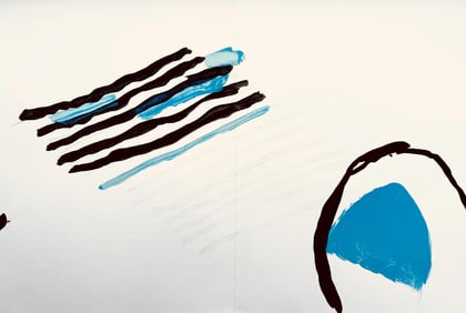 Pierre Tal-Coat, Composition, Derriere le miroir, Limited Edition Lithograph