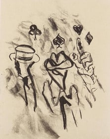 Willem de Kooning, Composition, Poems, Limited Edition Lithograph