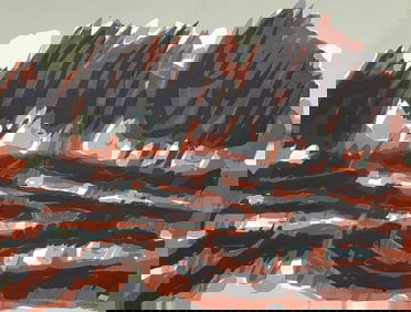 Raoul Ubac, Composition, Derriere le miroir, Limited Edition Lithograph