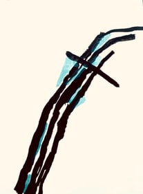 Pierre Tal-Coat, Composition, Derriere le miroir, Limited Edition Lithograph