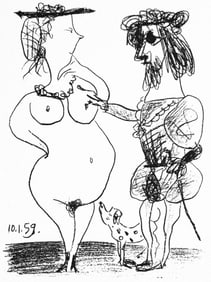 Pablo Picasso, Le seigneur et la dame (M. 322), Souvenirs et Portraits d'Artistes, Limited Edition