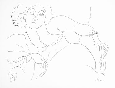 Henri Matisse, Serie C, var. 7 (Duthuit 9), Henri Matisse, Dessins, Themes et variations, Limited