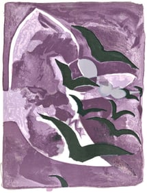 Georges Braque, Les oiseaux de nuit, Prints from the Mourlot Press, Limited Edition Lithograph