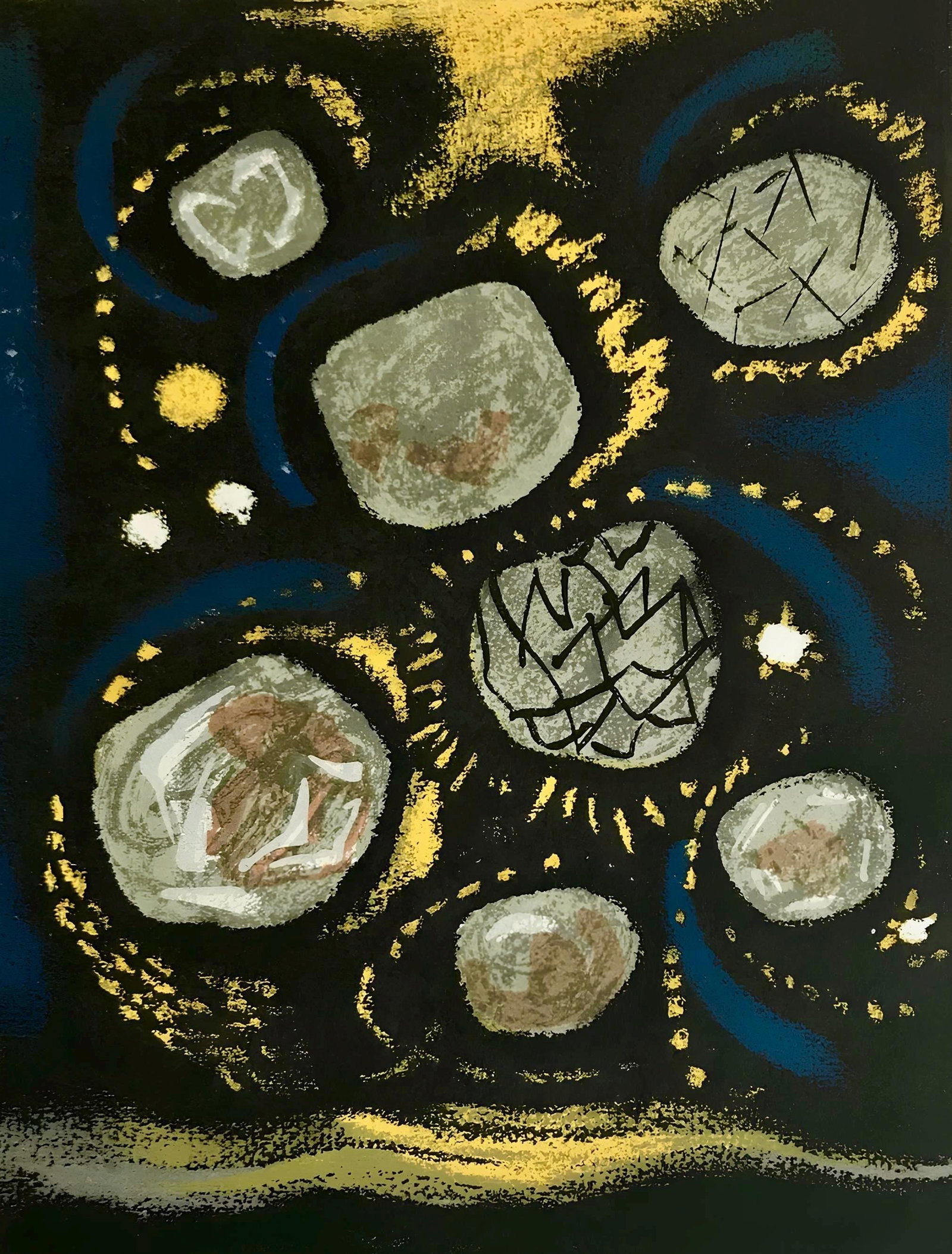 Andre Masson, Composition, Œuvres completes d'Albert Camus, Limited Edition Lithograph (1 of 4)