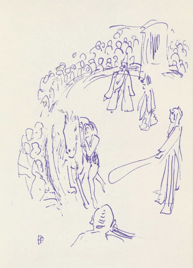 Pierre Bonnard, Composition (Terrasse 54), Pierre Bonnard Correspondences, Limited Edition (1 of 4)