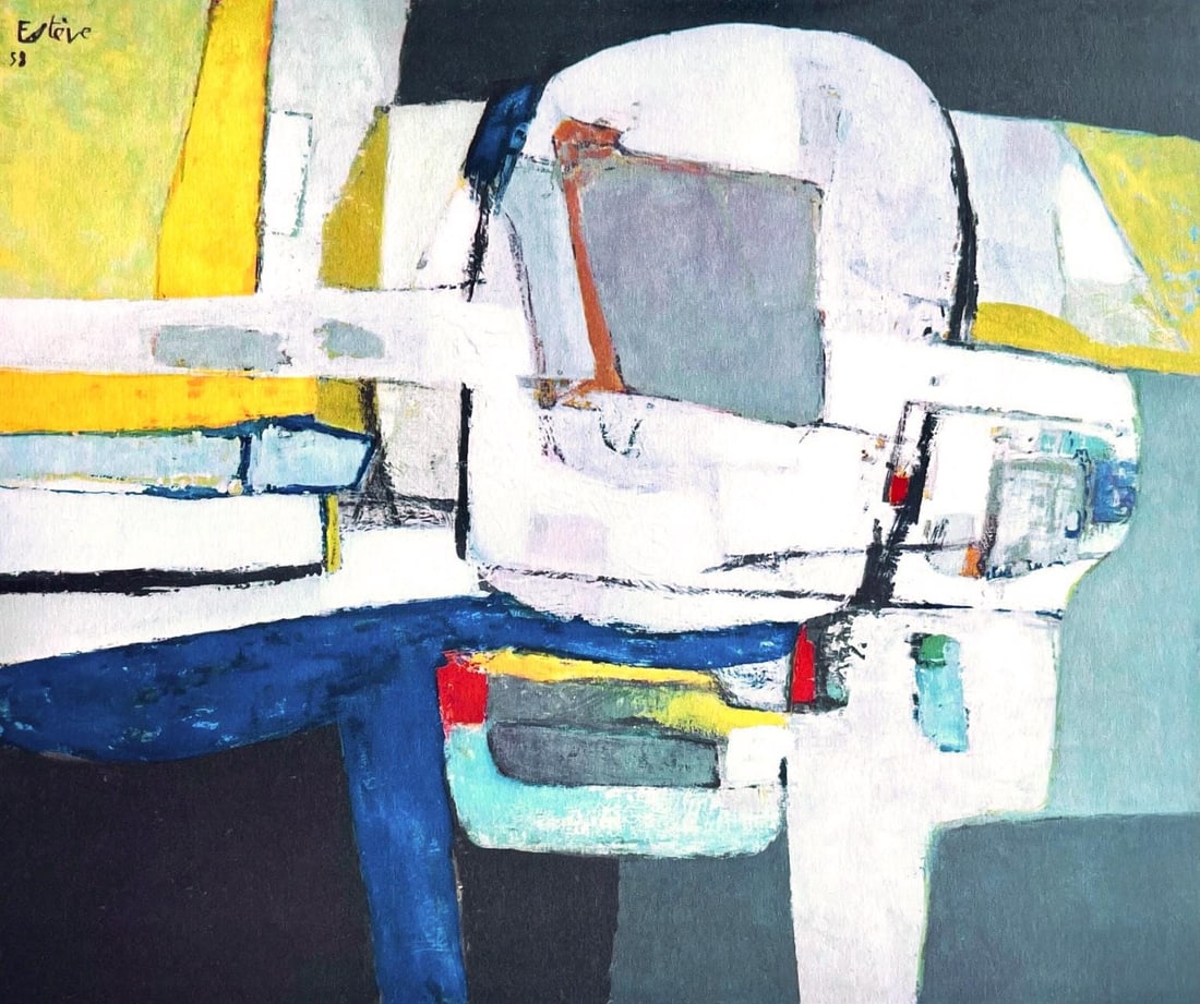 Maurice Esteve, Friselune, Maurice Esteve, Peintres d'aujourd'hui, Limited Edition Heliogravure (1 of 4)